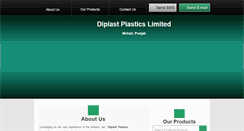 Desktop Screenshot of diplastplastics.com