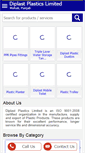 Mobile Screenshot of diplastplastics.com